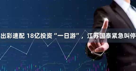 出彩速配 18亿投资“一日游”，江苏国泰紧急叫停